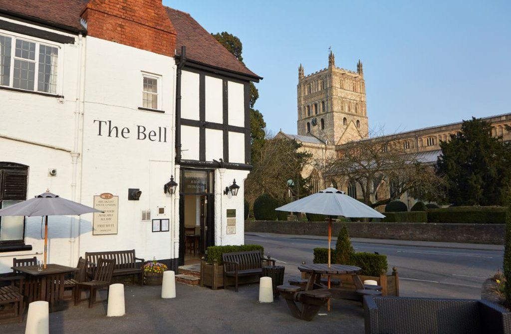 Bell Hotel By Greene King Inns Tewkesbury Buitenkant foto